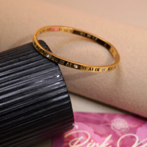 Roman Numeral Crystal Bracelet
